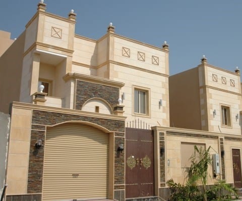 واجهات حجر الرياض كريم اصفر ابيض 4 l-حجر اليراض الكريمي والاصفر فلل حرج