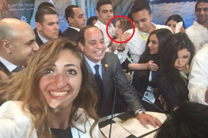 صور سلفي مع الرئيس السيسي