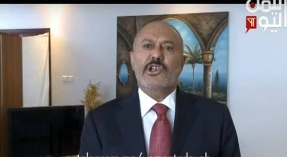 اخبار تتحدث عن استسلام صالح من اخبار اليمن 6-2-2016 1 صوره من كلمته بادشين الرسائل