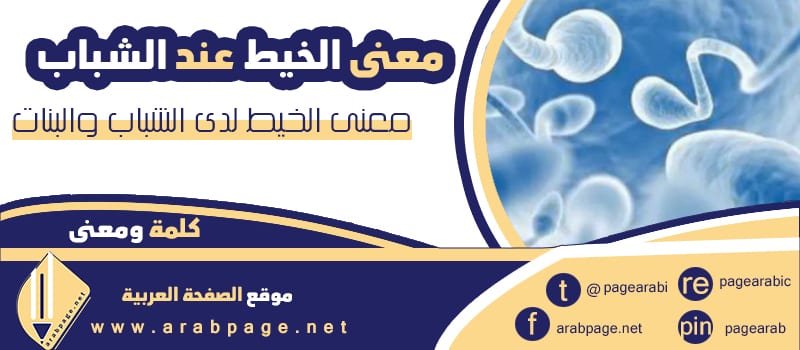معنى الخيط عند الشباب للمتزوجين خيط العيال معنى الخيط عند الشباب للمتزوجين خيط العيال