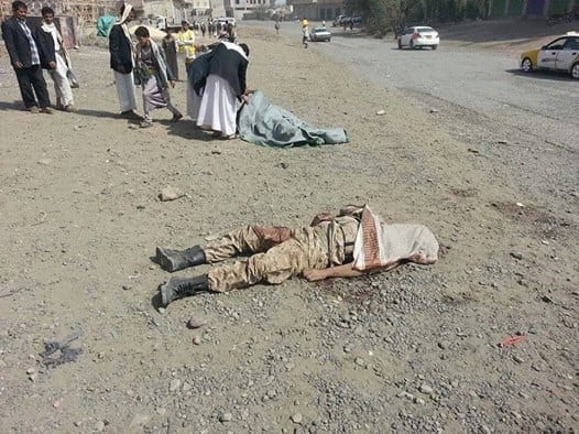 اخبار اليمن 17-9-2014 انفجارات تهز منطقة شملان صباح الأربعاء صور القتلى صور القتلى