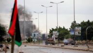 إسقاط طائرة حربية تابعة للميليشيات مساء الأربعاء  بمطار الزنتان غربي ليبيا