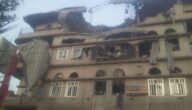 من أخبار اليمن 5-9-2015 صور المبنى السكني الي تم قصفه اما مطاعم الخضراء والحمراء
