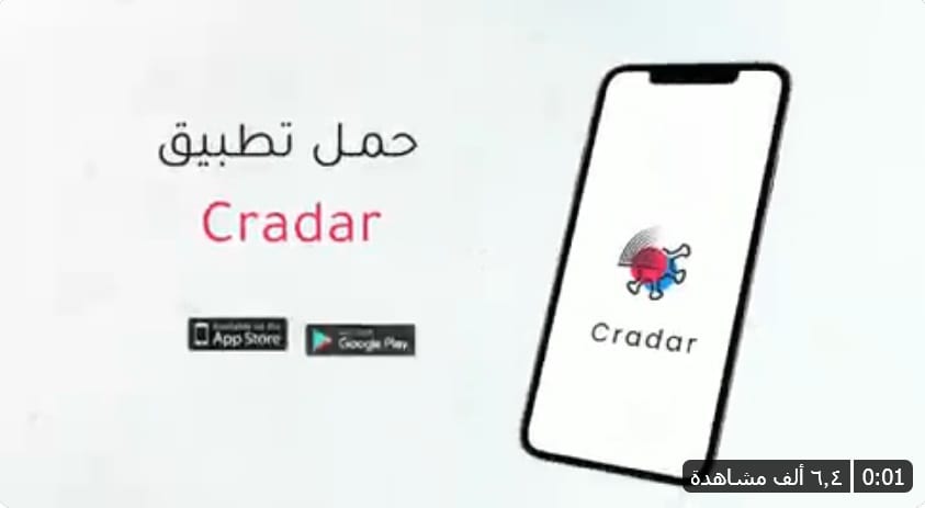 تطبيق cradar للتبليغ عن التجمعات والمخالفات