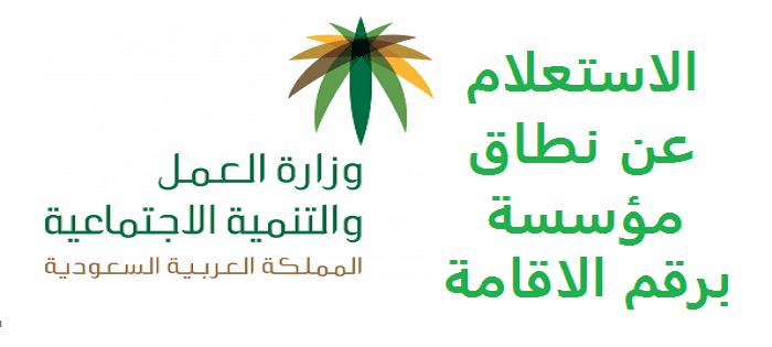 استعلام عن نطاق مؤسسة من خلال رقم الهوية استعلام عن نطاق مؤسسة