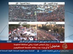استقالة الحكومة المصرية 2013 - مجلس الوزراء ينفي 1 نفي استالقة الحكومة المصرية الجزيرة